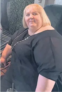  ??  ?? Tracy Mccormack, from Leven, has reversed her diabetes by losing 16 stone at Slimming World.