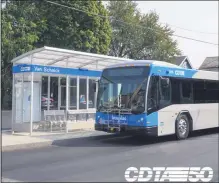  ?? PHOTO PROVIDED ?? CDTA will launch its second Bus Rapid Transit along the River Corridor on Sunday, Nov. 8.