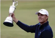  ??  ?? Jordan Spieth sale en defensa de su título en The Open Championsh­ip a partir de mañana.