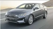  ??  ?? The redesigned for 2019 Hyundai Elantra includes a raft of safety features.