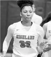  ?? STEPHEN M. DOWELL/ORLANDO SENTINEL ?? Lake Highland Prep’s Zanoria Cruz is introduced before the Montverde Academy at Lake Highland Prep girls basketball game in Orlando on Wednesday, Jan. 8, 2020.