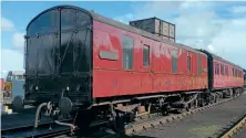  ?? ?? Outshopped CCT No. E94464, the first vehicle to be refreshed by the Poppy Line’s ‘operation conveyor belt’. CHRIS MOXON/NNR