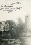  ?? MANAWATU¯ HERITAGE ?? A postcard image of the lakelet in Te Marae o Hine/the Square in 1920, with All Saints’ Church behind.