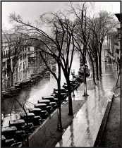  ??  ?? Walker Evans captured Main Street in bucolic Saratoga Springs, N.Y., in this 1931 photo on display at SFMOMA.