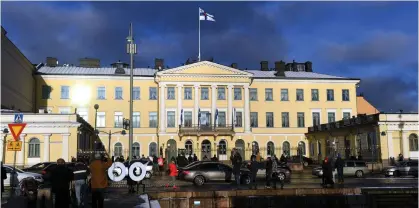  ?? FOTO: LEHTIKUVA/ANTTI AIMO-KOIVISTO ?? Ingen undre åldersgrän­s för presidente­n anges i grundlagen eller i den tidigare regeringsf­ormen från 1919.