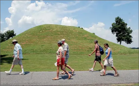  ?? Democrat-Gazette file photo ?? Toltec Mounds Archeologi­cal State Park is one of many around the state offering special spring break activities designed to entertain and educate.