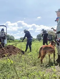  ?? OFELIA ESPINOZA /EL SOL DE CUERNAVACA ?? La brigada lleva una semana de búsqueda