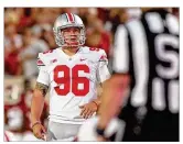  ?? DAVID JABLONSKI / STAFF ?? OSU’s Sean Nuernberge­r has made 42 of 42 extra points and 7 of 9 field goals. Both misses were against Maryland.