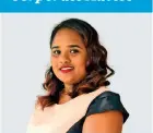  ?? ?? ■ Rayelene Bennion is a Training Instructor in Hair and Beauty at Fiji National University’s National Training and Productivi­ty Centre.