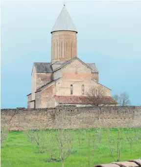  ?? KEVIN BEGOS ?? Alaverdi Monastery, near Akhmeta, in Georgia has been making wine since 1011.