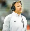  ?? LUCAS/SIDELINE MEDIA KEITH ?? “This, once again, is a regionally relevant schedule as we travel to three in-state opponents,” Old Dominion coach Ricky Rahne said about the 2023 slate.