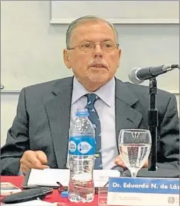  ?? NA ?? DE LAZZARI. Cuestionó con dureza al sistema judicial provincial.