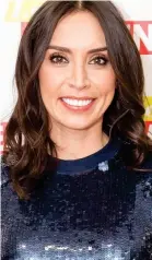  ??  ?? Uneasy: Christine Lampard