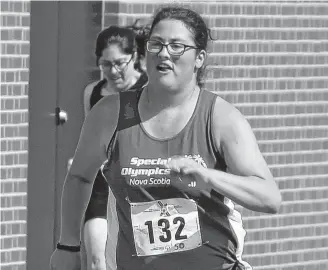  ?? Corey Leblanc ?? Kristina Richard represente­d Team Nova Scotia in the 2018 Special Olympics Canada Summer Games, which took place in her hometown of Antigonish.