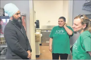  ?? ASHLEY FITZPATRIC­K/THE TELEGRAM ?? Federal NDP Leader Jagmeet Singh, who was in St. John’s this weekend, says Canada has a nationwide housing crisis.