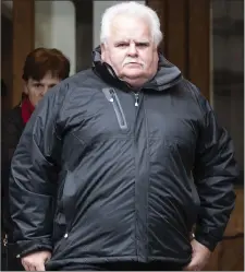  ?? Pics: ?? Council JCB driver and crash victim Anthony Fehily pictured leaving the Circuit Court trial at Sligo Courthouse. Donal