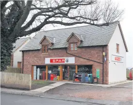  ??  ?? Target Darryl Pollock broke into this Spar in Inchture