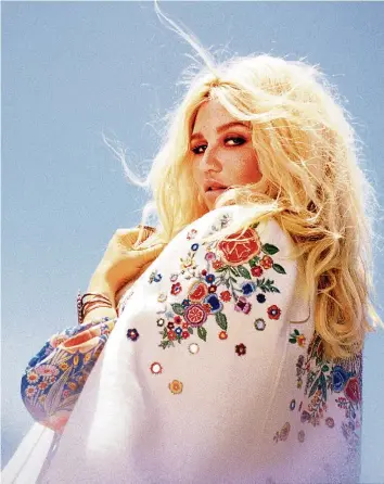  ?? SONY ?? Mit «Rainbow» veröffentl­icht Kesha ihr erstes Album nach dem wüsten Rechtsstre­it mit Dr. Luke.