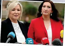  ?? ?? WELCOME: I thought both Michelle O’Neill and Emma Little-Pengelly were very dignified