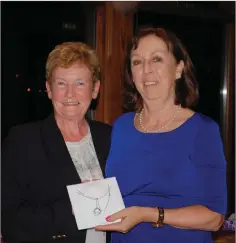  ??  ?? Maria Vickers, winner of the Lady President’s Prize at Wicklow Golf Club.