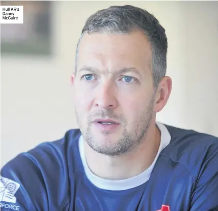  ??  ?? Hull KR’S Danny Mcguire