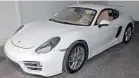  ?? ST LUCIE COUNTY SHERIFF/ COURTESY ?? Investigat­ors got a lead in the case when they found the stolen Porsche in Delray Beach.