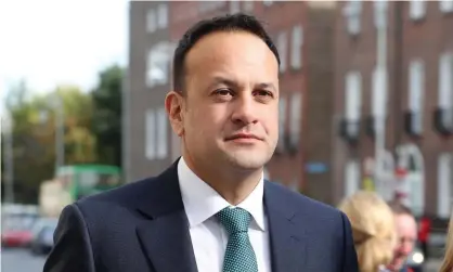  ??  ?? The taoiseach, Leo Varadkar: ‘Our corporate profit tax is 12.5 percent%, has been for a very long time through changes of government, through recessions and through periods of growth.’ Photograph: Niall Carson/PA