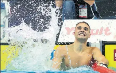  ?? ?? Kristof Milak, campeón del mundo y olímpico, repite título en el Duna Arena de Budapest con un récord.