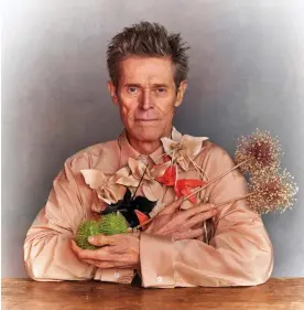  ?? Photograph: Gavin Bond/The ?? ‘I’m basically a vegetarian, so I have animals for the pleasure of their company and to try to give them a good life’: Willem Dafoe wears shirt by Prada.
Observer