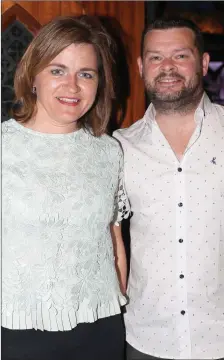  ??  ?? Olivia and Ciaran Coyle at the Ardee Celtic Awards Night on Friday.