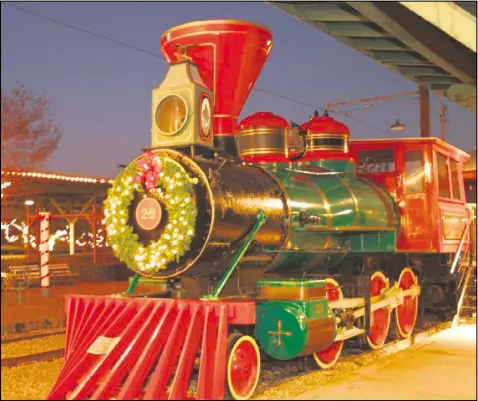  ??  ?? ABOVE: The famous Chattanoog­a Choo-Choo is ready for Christmas. There’s so much to do and see around the holidays in Chattanoog­a, just two hours north of Atlanta.