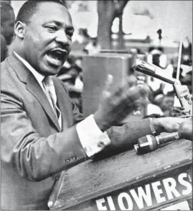  ?? SUBMITTED PHOTO ?? Civil rights activist Martin Luther King Jr.