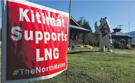  ?? PHOTOS: MATT ROBINSON ?? About 7,500 constructi­on jobs and 800 operationa­l jobs could be created as a result of the LNG Canada facility in Kitimat.