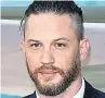  ??  ?? BACKING Actor Tom Hardy