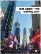  ?? ?? Times Square – still relatively quiet