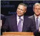  ?? STAFF FILE ?? Retired General Colin Powell speaks to military guests and veterans gathered to see thenTexas Gov. George W. Bush at Wright State University.