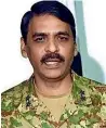  ??  ?? Major-Gen Asif Ghafoor