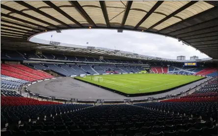  ??  ?? Hampden is one of the host stadiums at next year’s UEFA European Championsh­ips