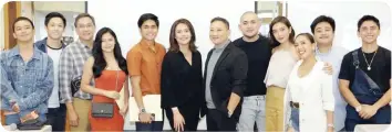  ??  ?? Cast ng ‘Family History’