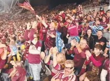  ??  ?? The first State of Origin at Queensland Country Bank Stadium, Townsville.