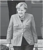  ?? CLEMENS BILAN/EPA ?? Analysts don’t see a replacemen­t for German Chancellor Angela Merkel within her Christian Democratic Union party.