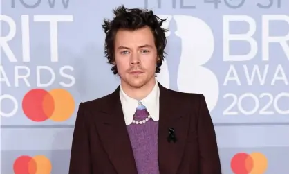  ?? Photograph: Karwai Tang/WireImage ?? Harry Styles attends The BRIT Awards 2020 in London, England.