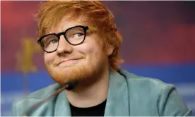  ??  ?? A more austere version of Coldplay’s dressed-down authentici­ty ... Ed Sheeran. Photograph: Clemens Bilan/EPA