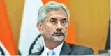  ??  ?? External Affairs Minister S Jaishankar