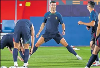  ?? ?? Cristiano Ronaldo debutará contra Ghana en su quinto mundial.