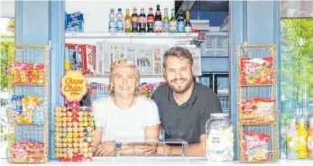  ?? ARCHIVFOTO: AH ?? Julia und Oliver Weyers aus Kressbronn werden den neuen Kiosk auf der Hinteren Insel bauen und betreiben.