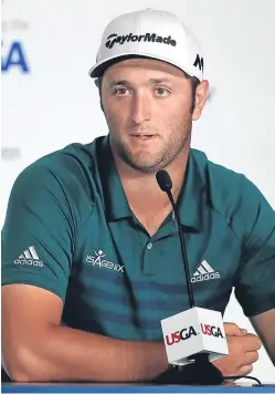  ?? Picture: Getty. ?? Jon Rahm: admits to being motivated by the victory of fellow Spaniard Sergio Garcia at Augusta this year.