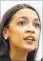  ??  ?? Alexandria Ocasio-cortez