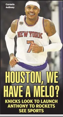  ??  ?? Carmelo Anthony