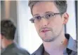  ?? FOTO: AFP ?? Edward Snowden